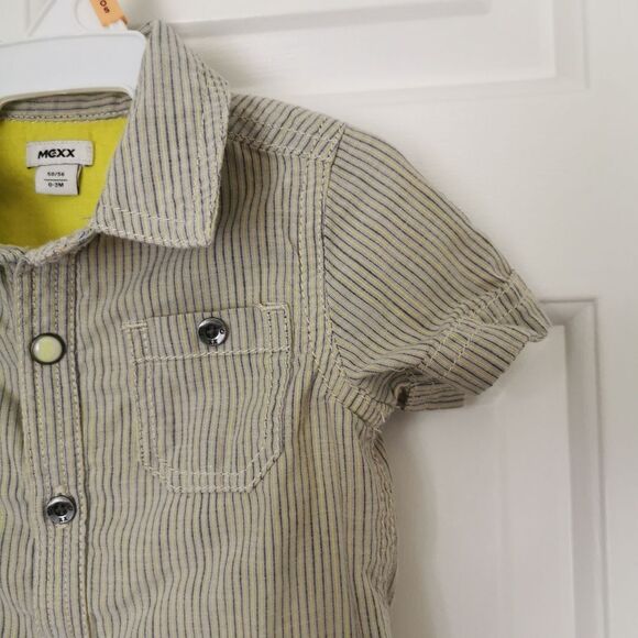 3/$15 Mexx jumpsuit size 0-3 m - Picture 3 of 5